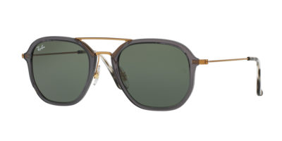 Ray-Ban RB4273 Shiny Transparent Grey / Green