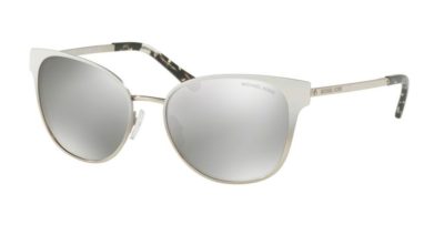 MICHAEL KORS TIA MK1022 White Gradient Silver Tone / Silver Mirror