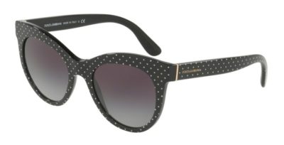 DOLCE & GABBANA DG4311 Pois White on Black / Grey Gradient