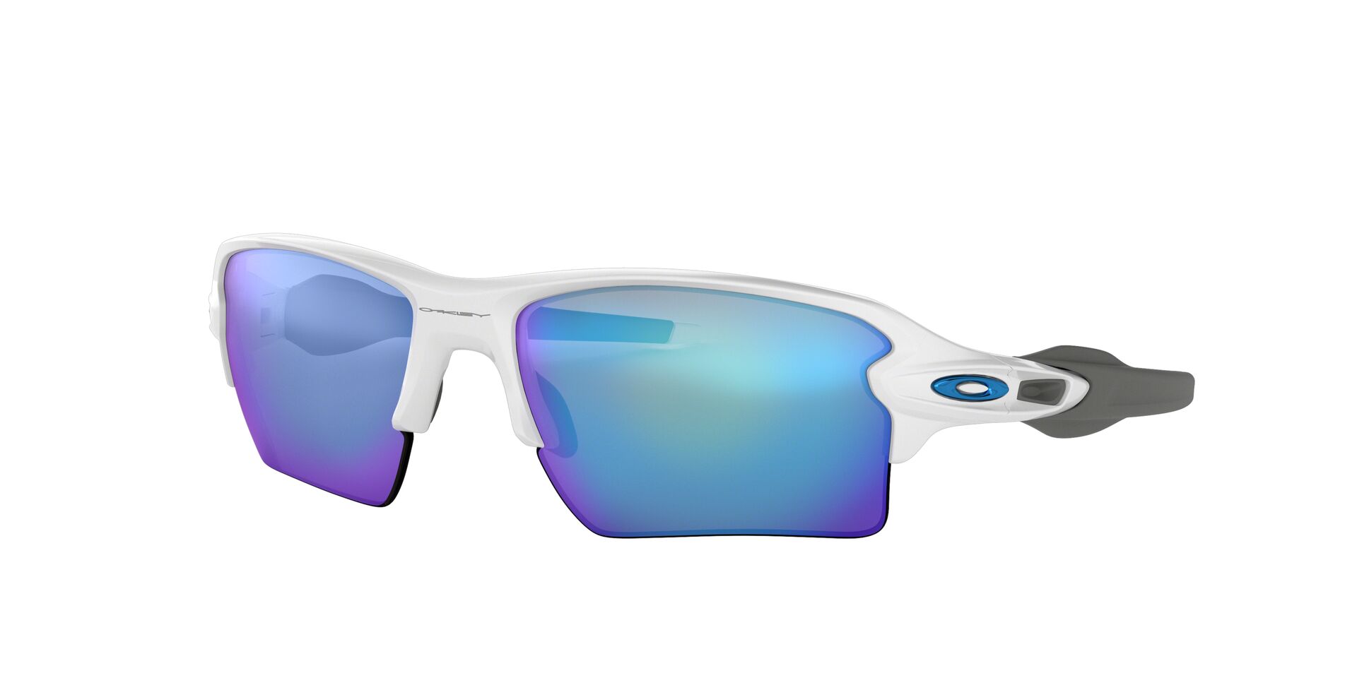 FLAK 2.0 XL Polished white / Prizm deep water polarized FLAK 2.0 XL Polished white / Prizm deep water polarized