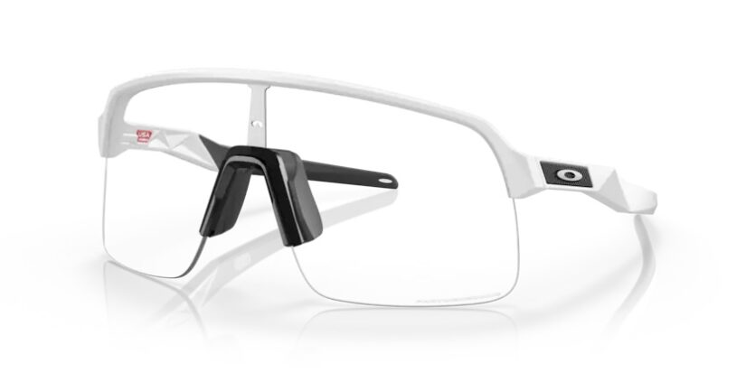 SUTRO LITE Matt Weiß / Clear to Black Iridium Photochromic